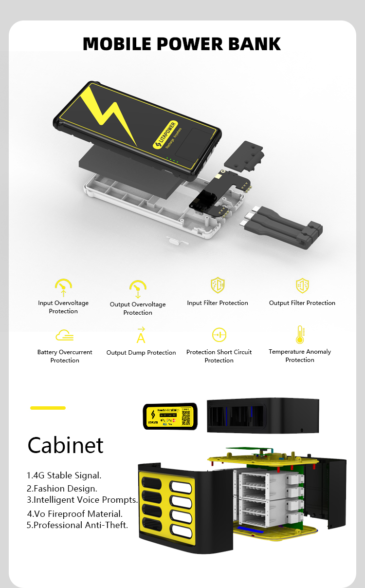 power bank rental station