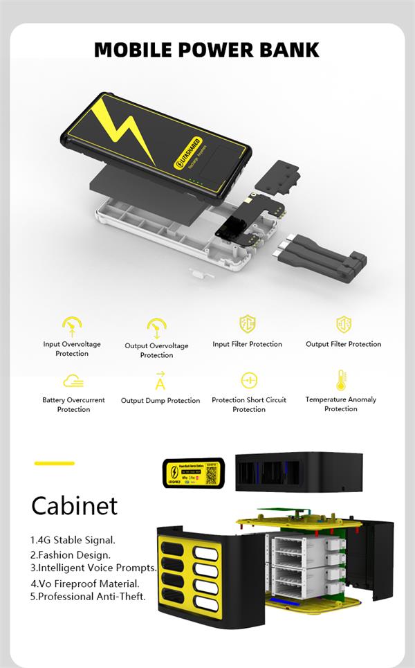 power bank rental station