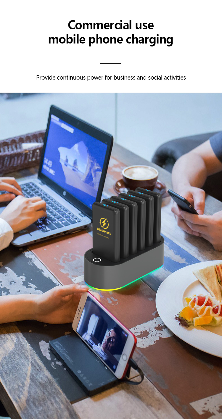 6 slots Portable Charger Station Parameters