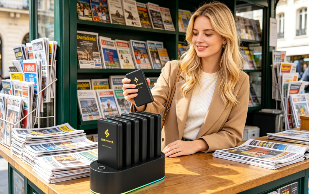 Shared power bank deployment in high-traffic Russian locations