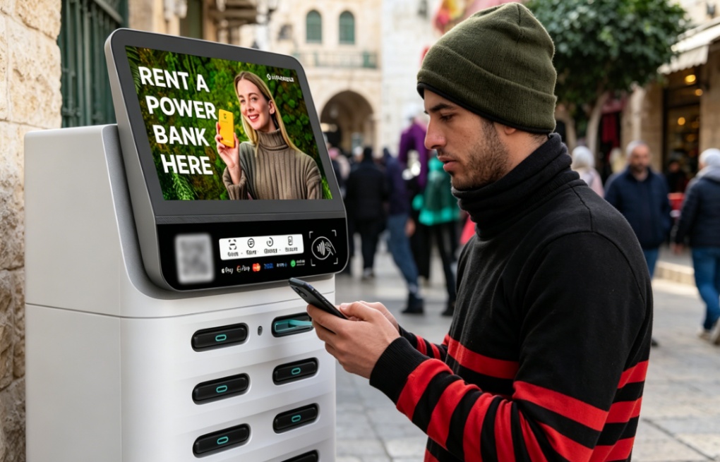 Palestine POS Shared Power Bank Street Layout, Shop Scene Placement, Stable Revenue