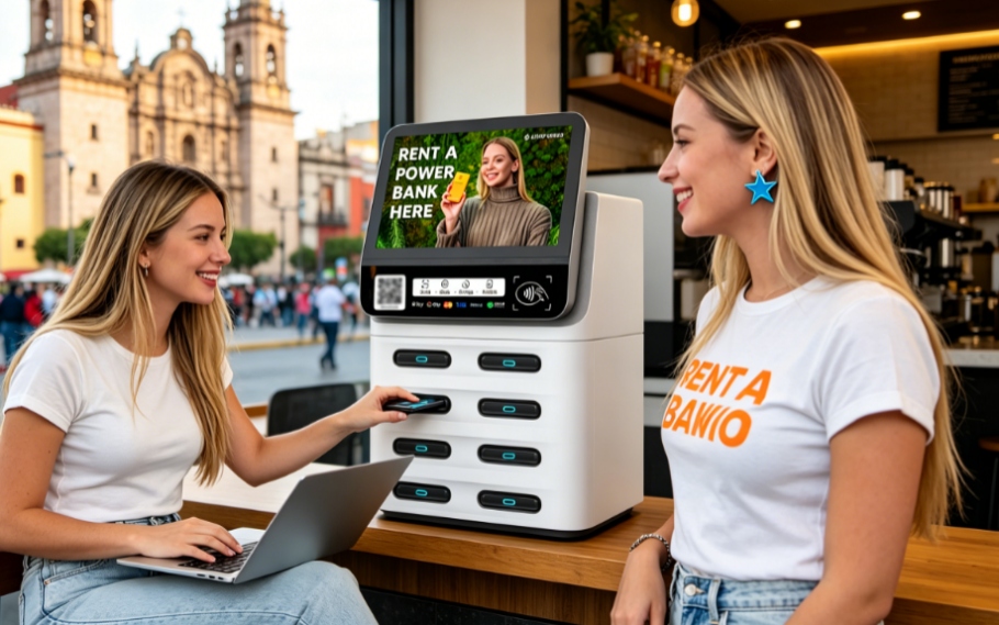 Canada POS shared power bank deployed in restaurants, cafés and high-traffic locations, Litapower ensures stable profitability