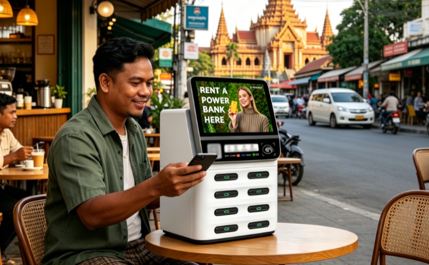 Cambodia POS shared power banks deployed in hotels, dining, and tourism scenes, enabling stable income with multi-payment systems