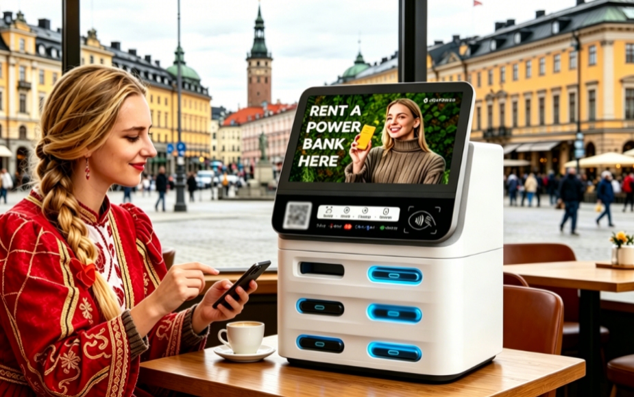 Estonia POS shared power bank deployed in restaurants, cafés and high-traffic locations, Litapower ensures stable profitability