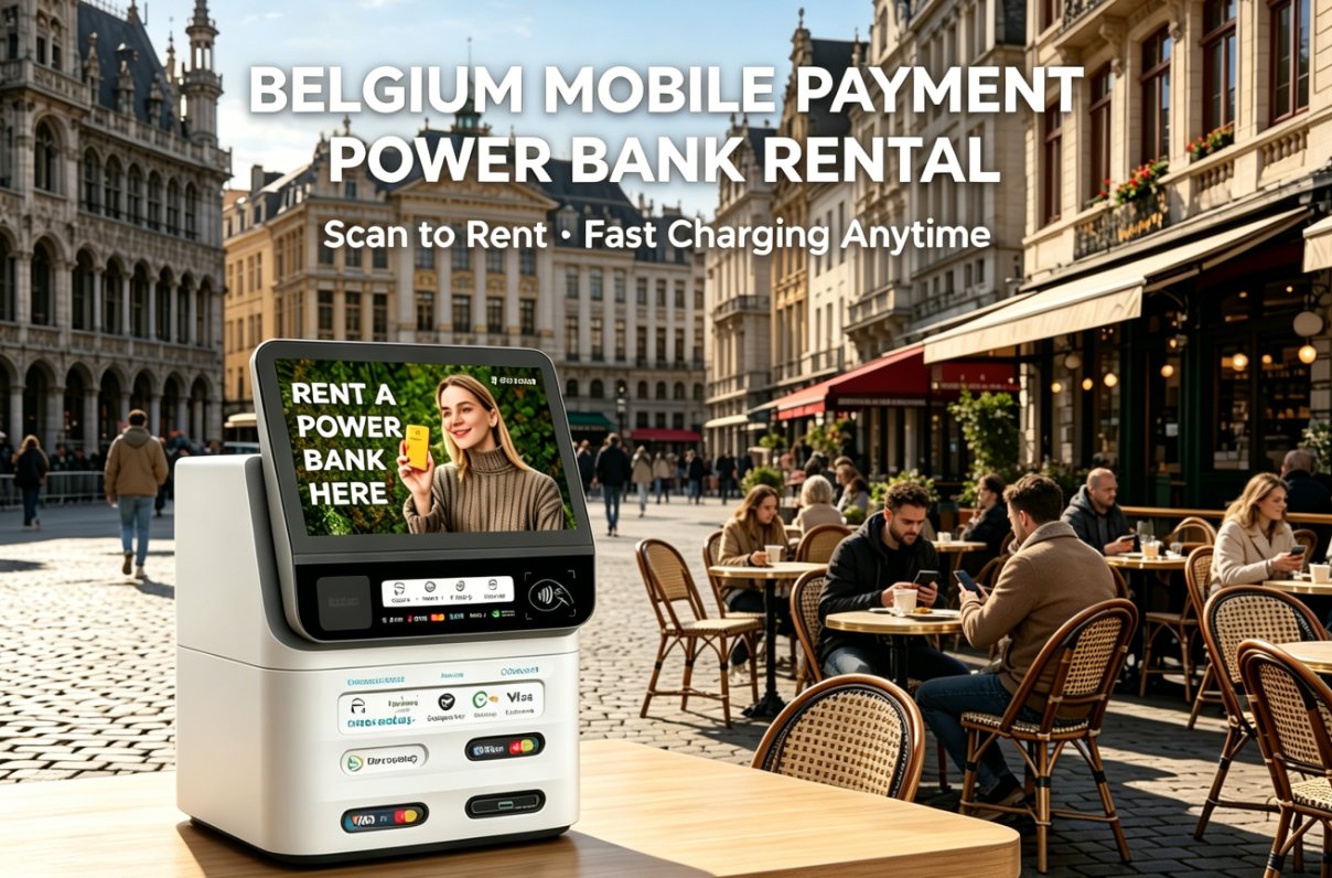Belgium payment analysis, shared power bank mobile payment integration, Litapower successful deployment