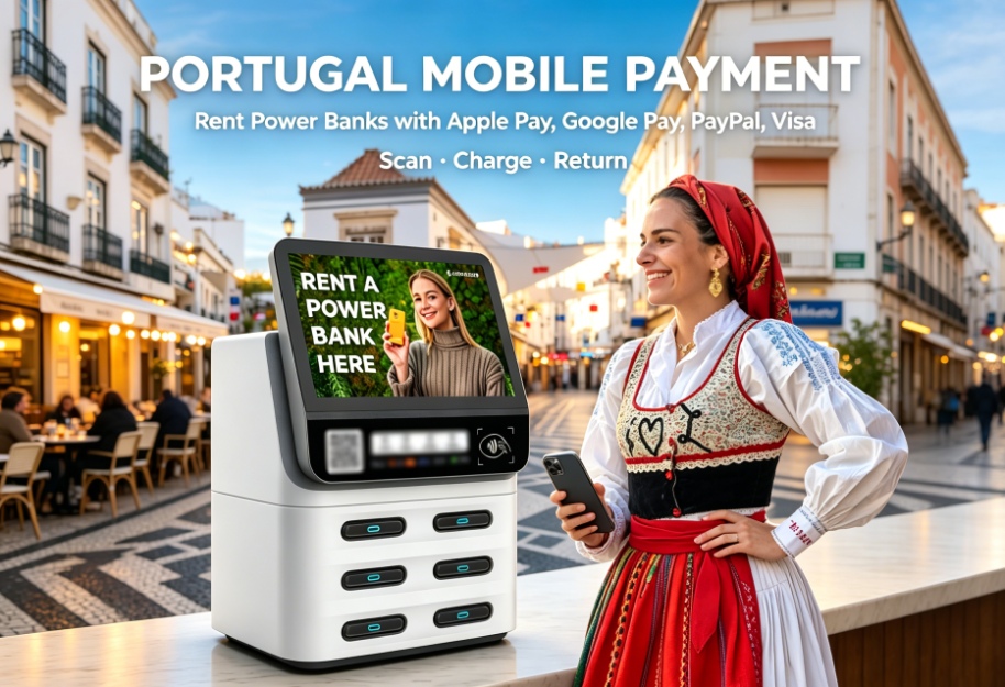 Portugal payment analysis, Portugal shared power bank mobile payment integration, Zhongdian Hexin solution