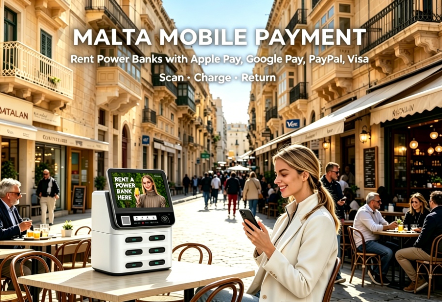 Malta payment analysis, Malta shared power bank mobile payment integration, Zhongdian Hexin solution
