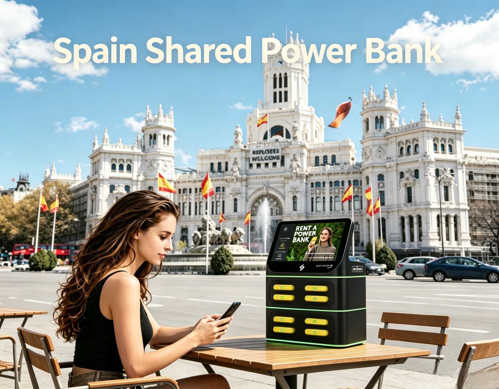 Spain Phone Charging Station, emerging blue ocean market, scenario-based deployment for stable profits, Litapower global solution